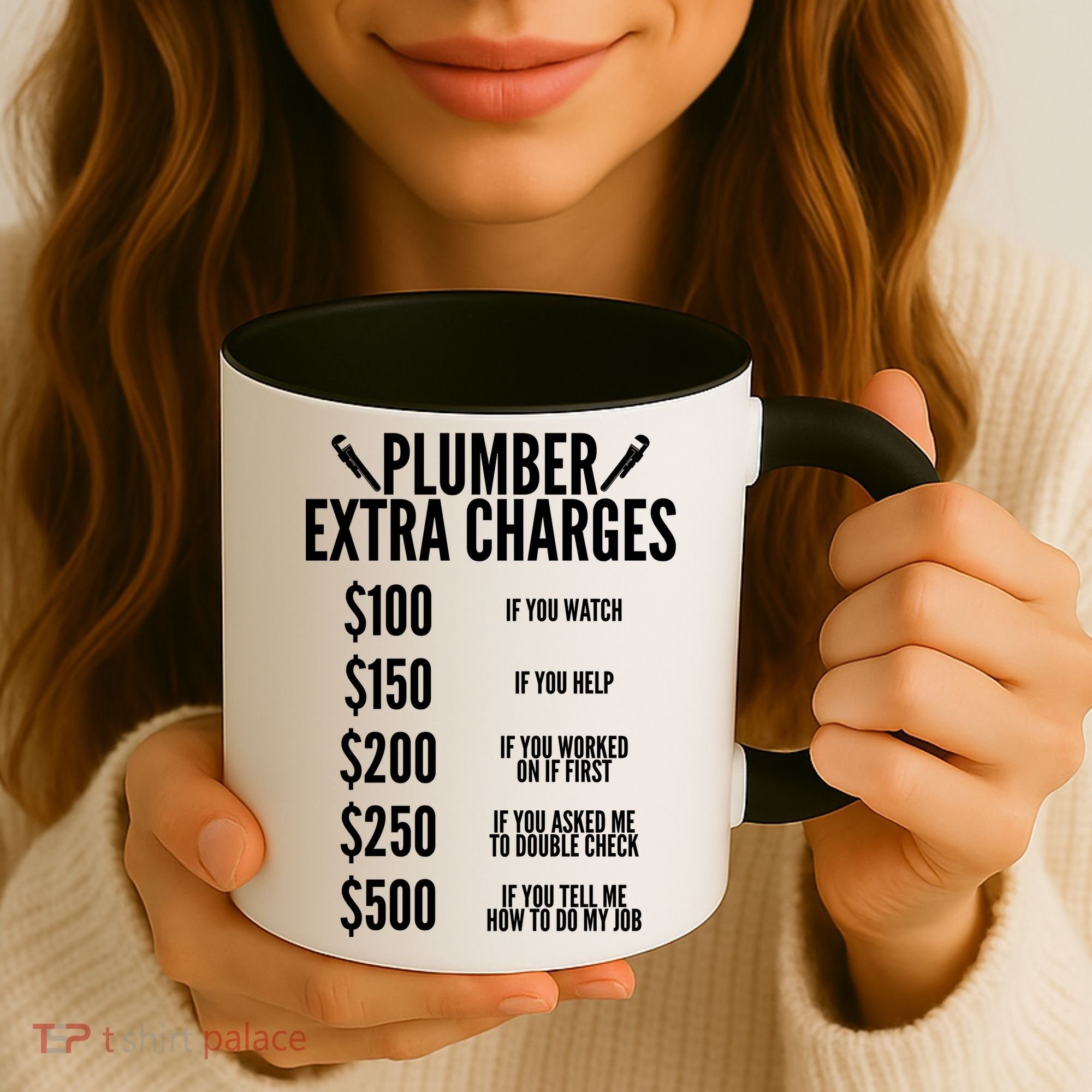 Plumber Extra Charges Coffee Mug