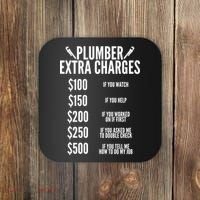 Plumber Extra Charges Coaster thumb 0
