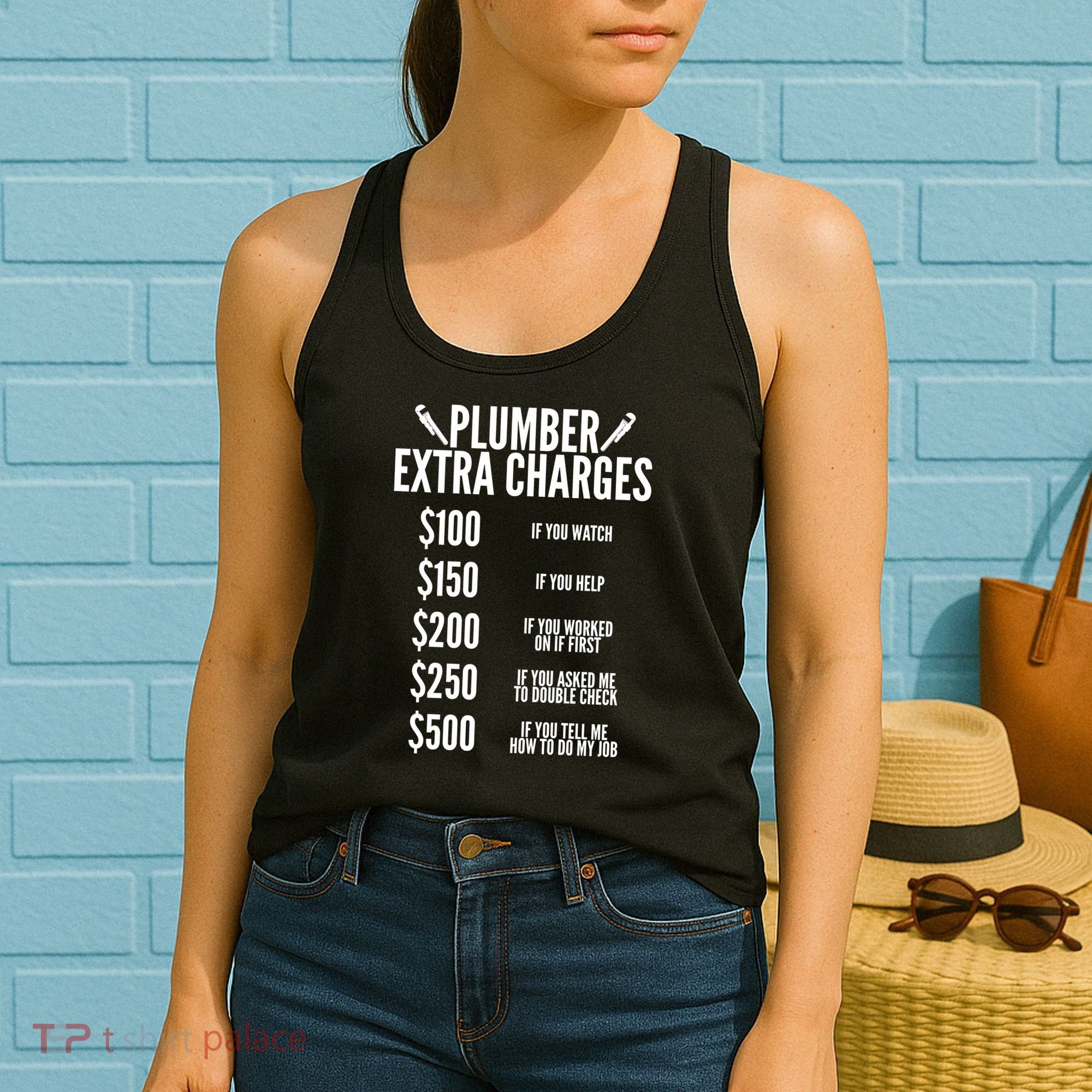 Plumber Extra Charges Women's Tank Top