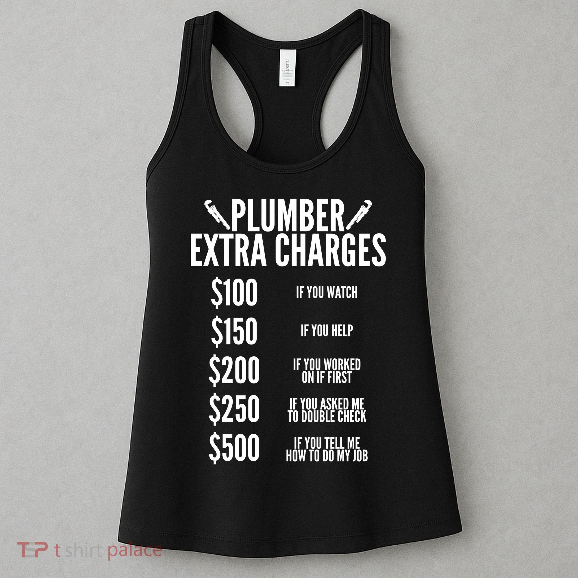 Plumber Extra Charges Women's Tank Top