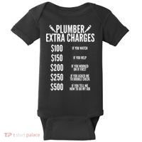 Plumber Extra Charges Baby Bodysuit thumb 0