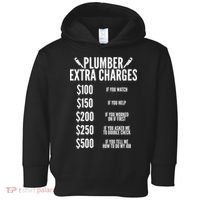 Plumber Extra Charges Toddler Hoodie thumb 0
