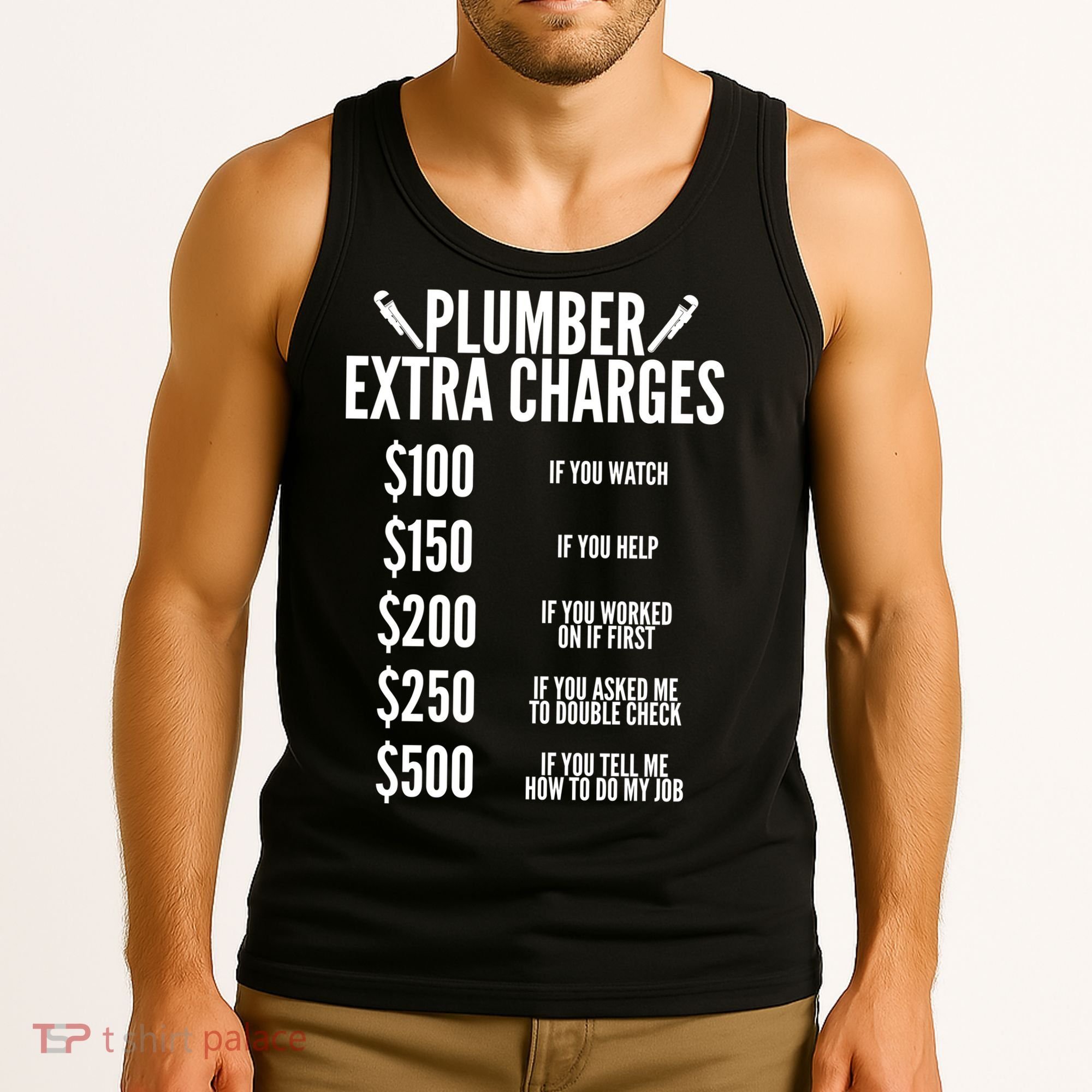 Plumber Extra Charges Tank Top