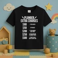 Plumber Extra Charges Toddler T-Shirt thumb 3