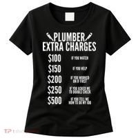 Plumber Extra Charges Women's T-Shirt thumb 0