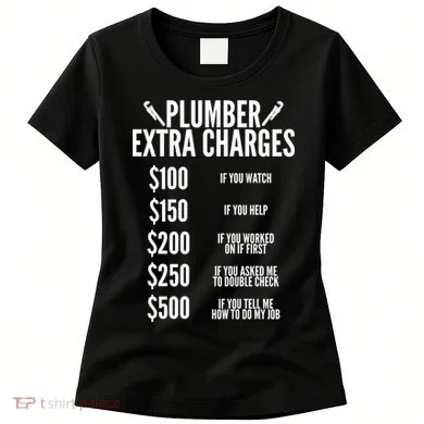 Plumber Extra Charges Women's T-Shirt