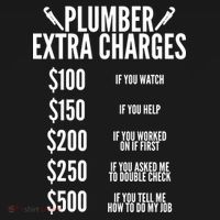 Plumber Extra Charges Kids Sweatshirt thumb 2