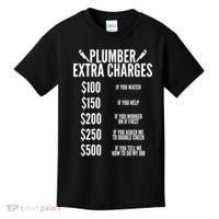 Plumber Extra Charges Kids T-Shirt thumb 0