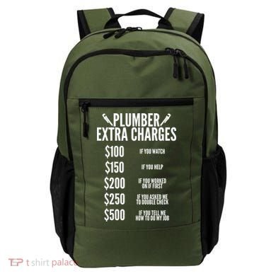 Plumber Extra Charges Backpack