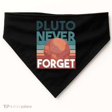 Pluto Never Forget USA-Made Doggie Bandana