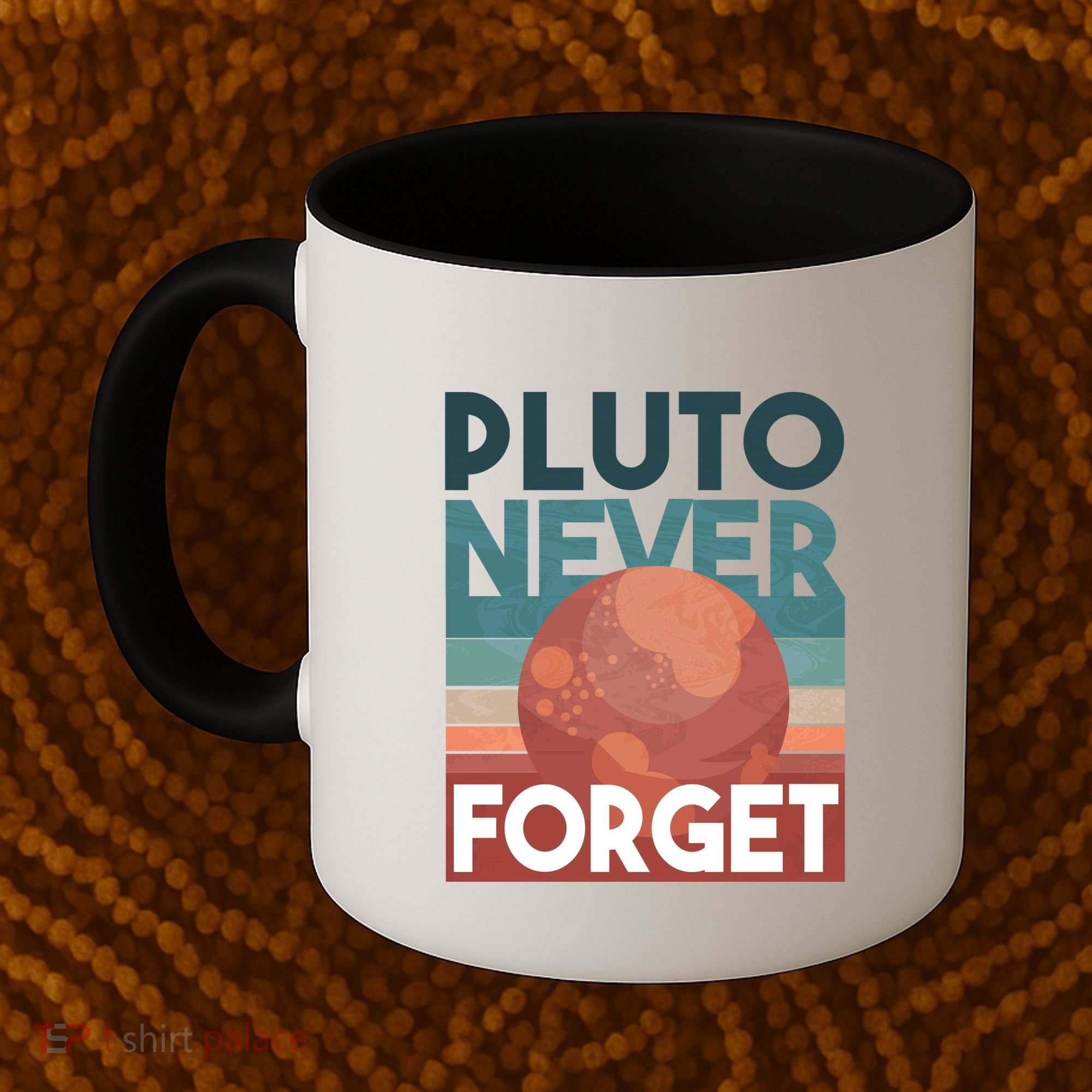 Pluto Never Forget Coffee Mug