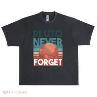 Pluto Never Forget Urban Oversized Heavyweight T-Shirt thumb 0
