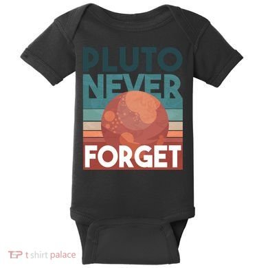 Pluto Never Forget Baby Bodysuit