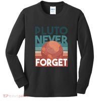 Pluto Never Forget Kids Long Sleeve Shirt thumb 0