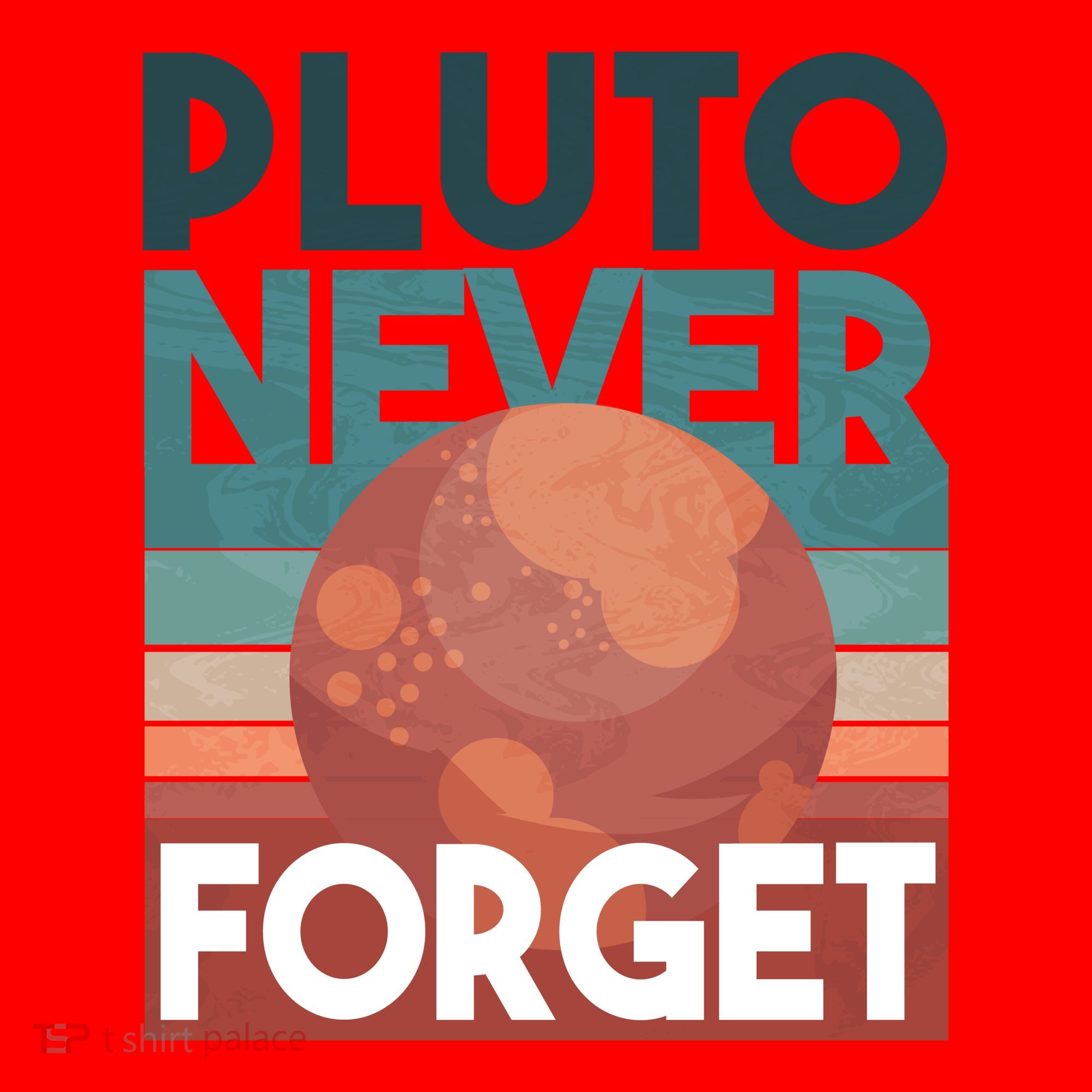 Pluto Never Forget Santa Hat