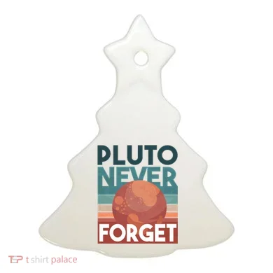 Pluto Never Forget Ceramic Ornament