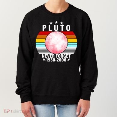 Pluto Never Forget 1930-2006 Women's Sweatshirt