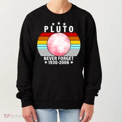 Pluto Never Forget 1930-2006 Women's Sweatshirt