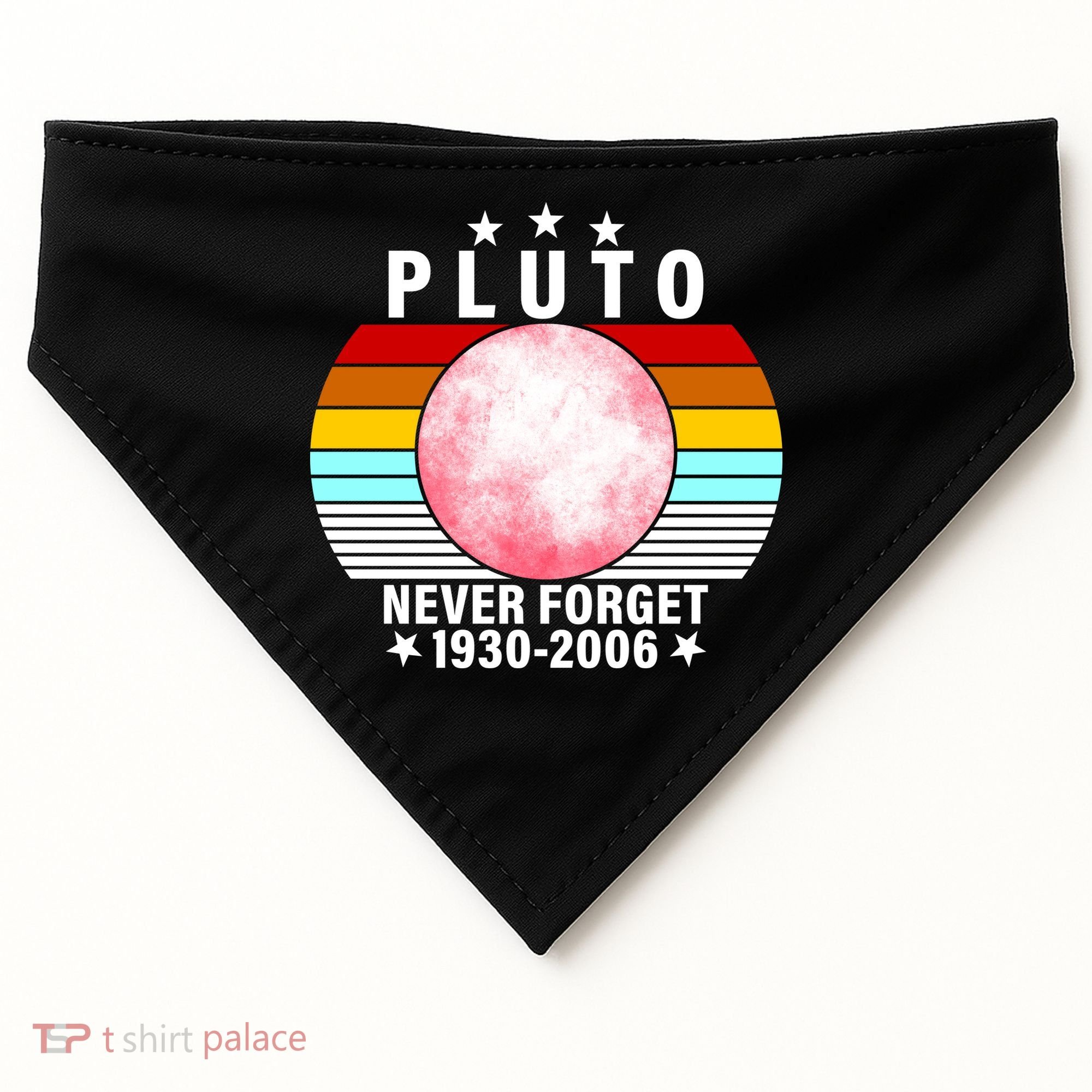 Pluto Never Forget 1930-2006 USA-Made Doggie Bandana