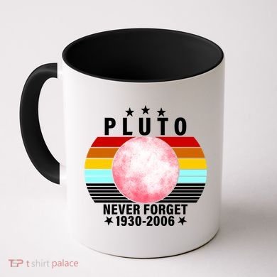 Pluto Never Forget 1930-2006 Coffee Mug