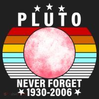 Pluto Never Forget 1930-2006 Women's Cooling Performance Crew T-Shirt thumb 2