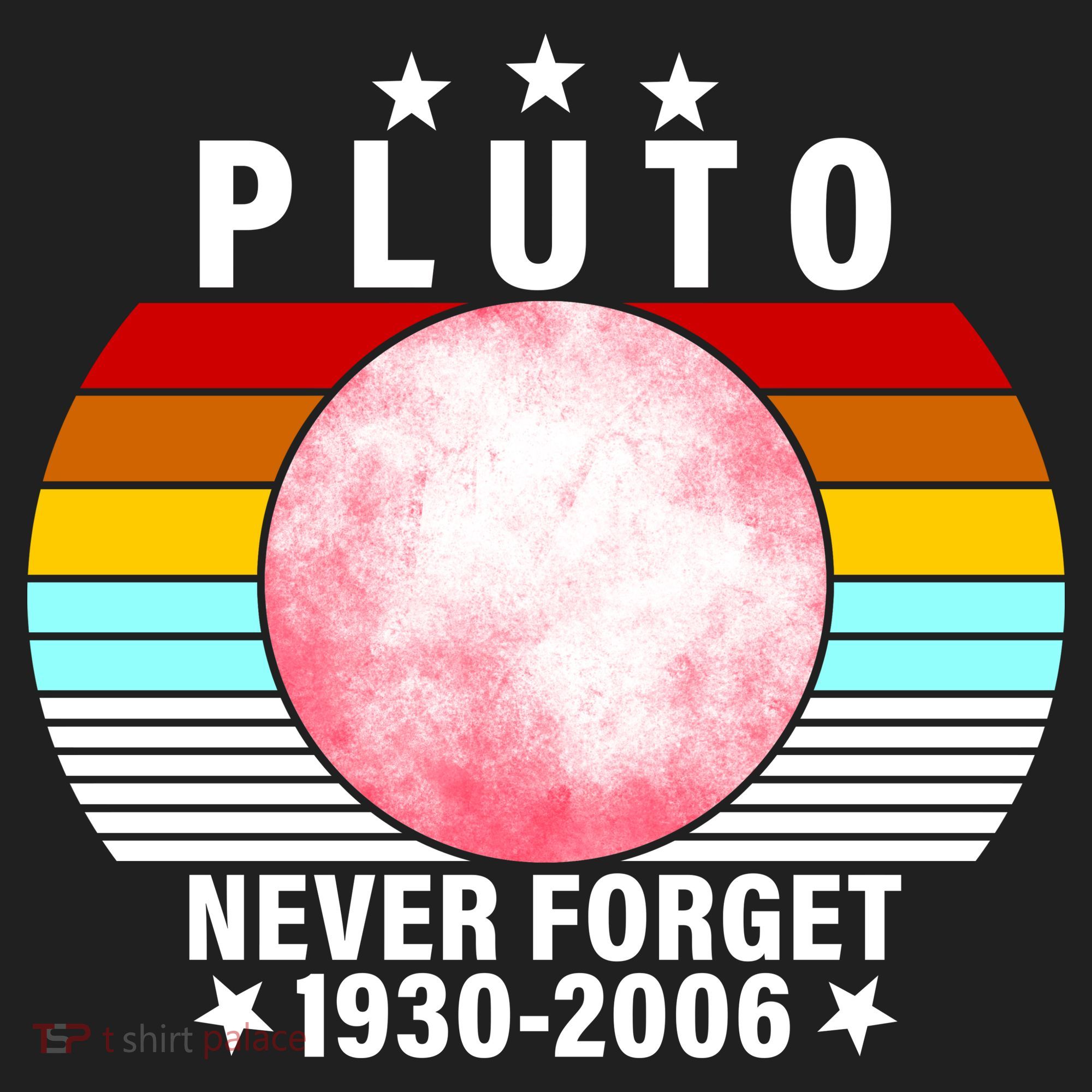 Pluto Never Forget 1930-2006 Women's Cooling Performance Crew T-Shirt