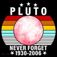 Pluto Never Forget 1930-2006 Women's Long Sleeve Shirt thumb 2