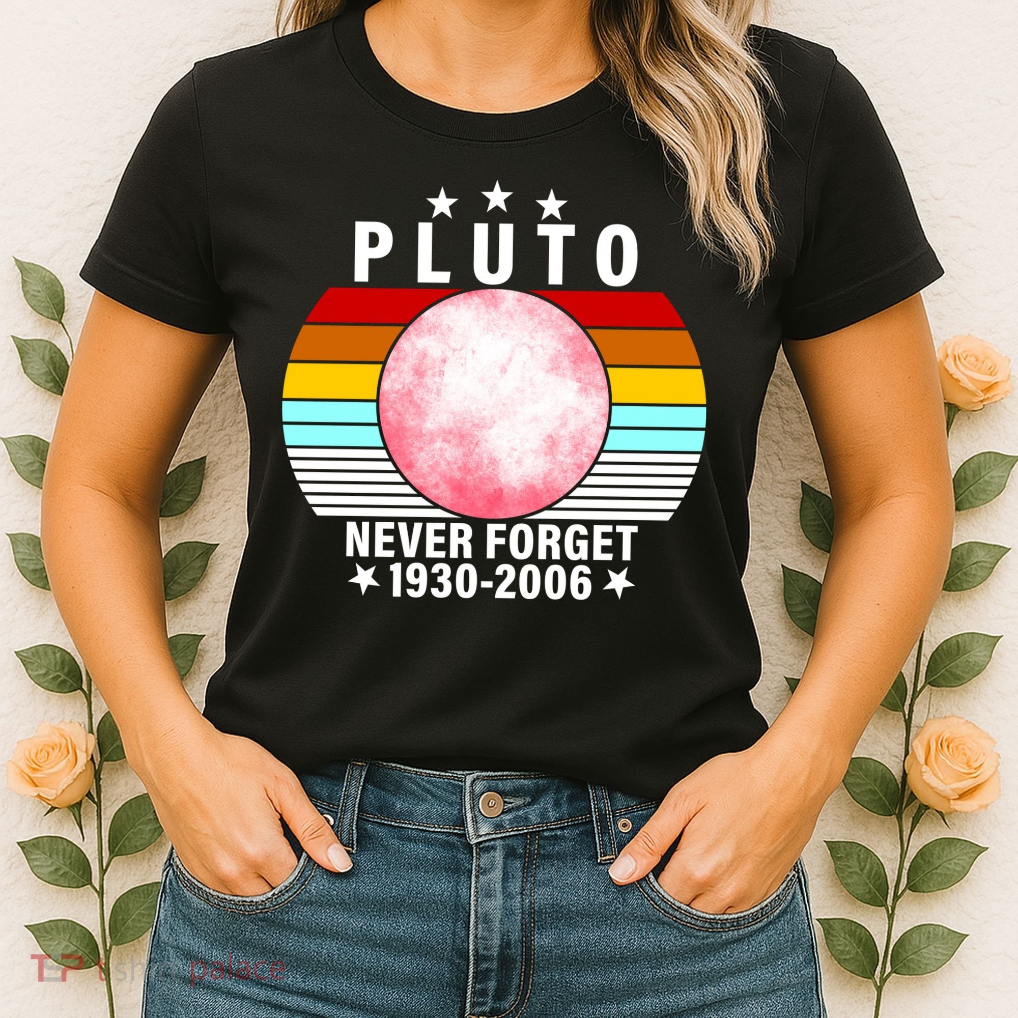 Pluto Never Forget 1930-2006 Women's T-Shirt