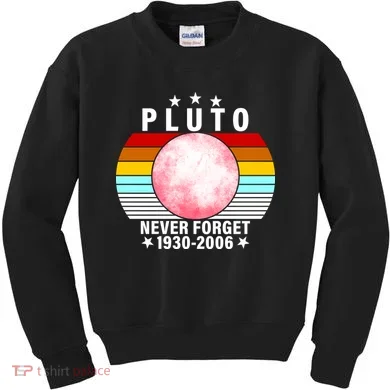 Pluto Never Forget 1930-2006 Kids Sweatshirt