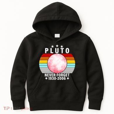 Pluto Never Forget 1930-2006 Kids Hoodie