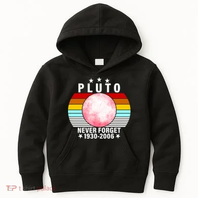 Pluto Never Forget 1930-2006 Kids Hoodie