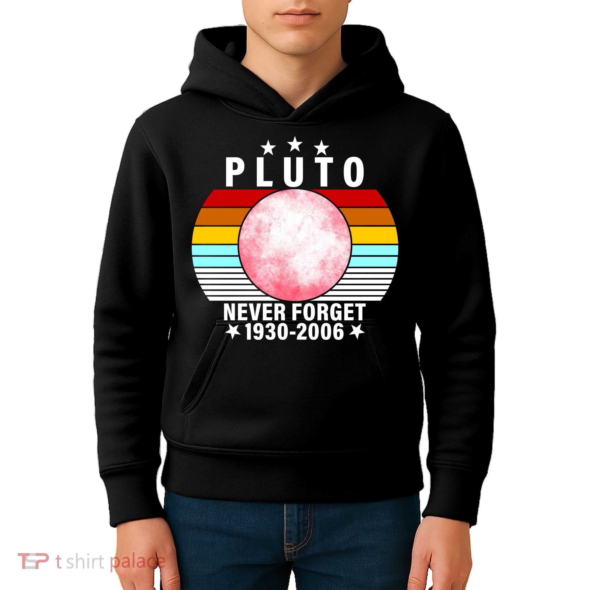 Pluto Never Forget 1930-2006 Kids Hoodie