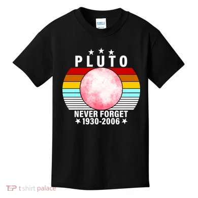 Pluto Never Forget 1930-2006 Kids T-Shirt