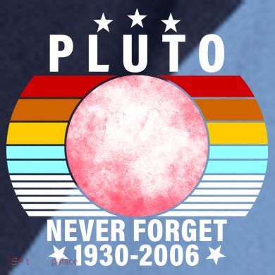 Pluto Never Forget 1930-2006 Raglan Baseball Sleeve Shirt