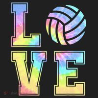 Peace Love Volleyball Tie Dye Cute Volleyball Lovers Women's Sweatshirt thumb 2