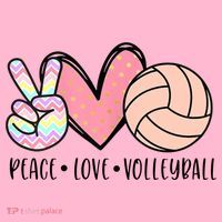 Peace Love Volleyball Coaster thumb 2