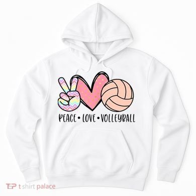 Peace Love Volleyball Hoodie