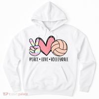 Peace Love Volleyball Hoodie thumb 0