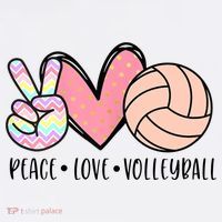 Peace Love Volleyball Hoodie thumb 7