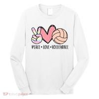 Peace Love Volleyball Long Sleeve Shirt thumb 0