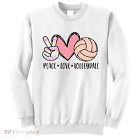 Peace Love Volleyball Sweatshirt thumb 0