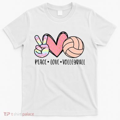 Peace Love Volleyball T-Shirt