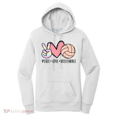 Peace Love Volleyball Women's Hoodie