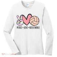 Peace Love Volleyball Women's Long Sleeve Shirt thumb 0
