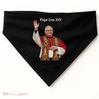 Pope Leo XIV USA-Made Doggie Bandana thumb 0