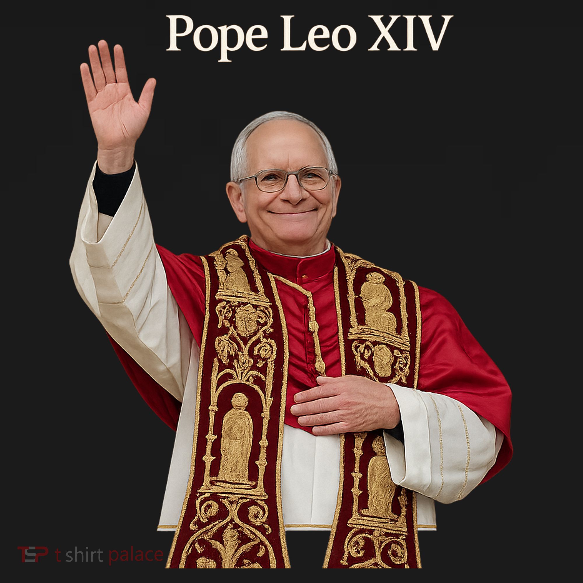 Pope Leo XIV USA-Made Doggie Bandana