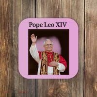 Pope Leo XIV Robert Prevost Coaster thumb 0