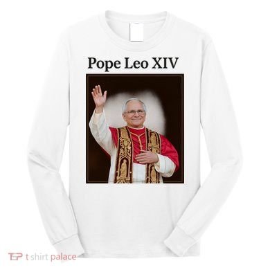 Pope Leo XIV Robert Prevost Long Sleeve Shirt