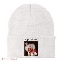Pope Leo XIV Robert Prevost Beanie thumb 0