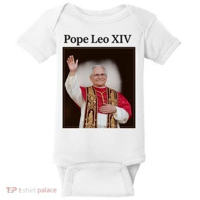 Pope Leo XIV Robert Prevost Baby Bodysuit